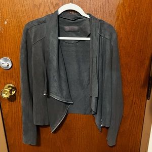 Gray Suede Jacket